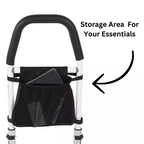 Bedside Assist Rail - Adjustable Height & Non-Slip Handle