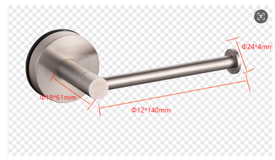 Suction Cup Toilet Roll Holder