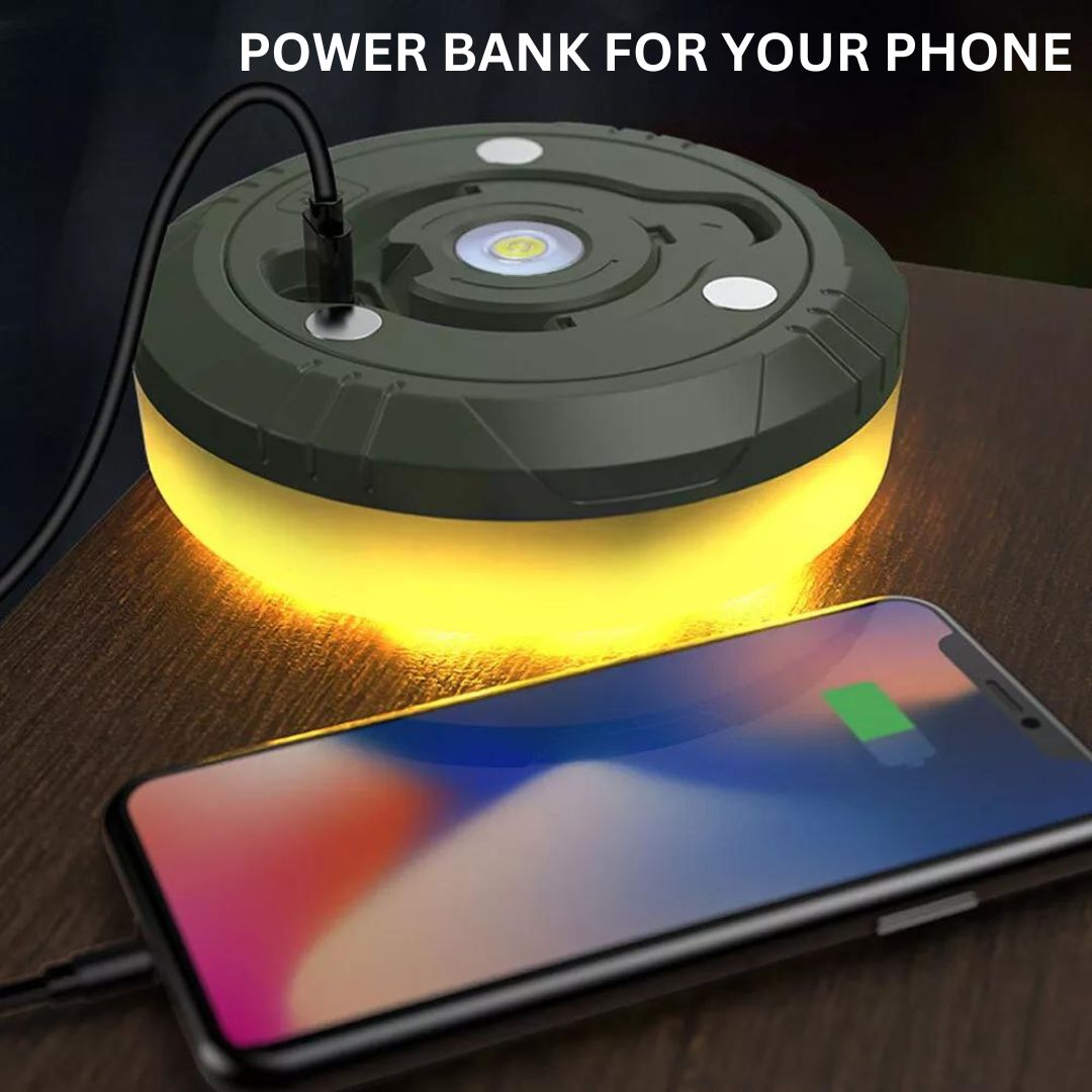 Retractable String Lights - 4 In 1 Device