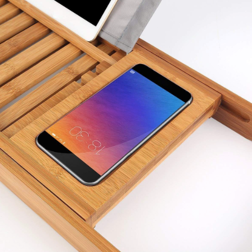 Expandable Bamboo Bath Tray