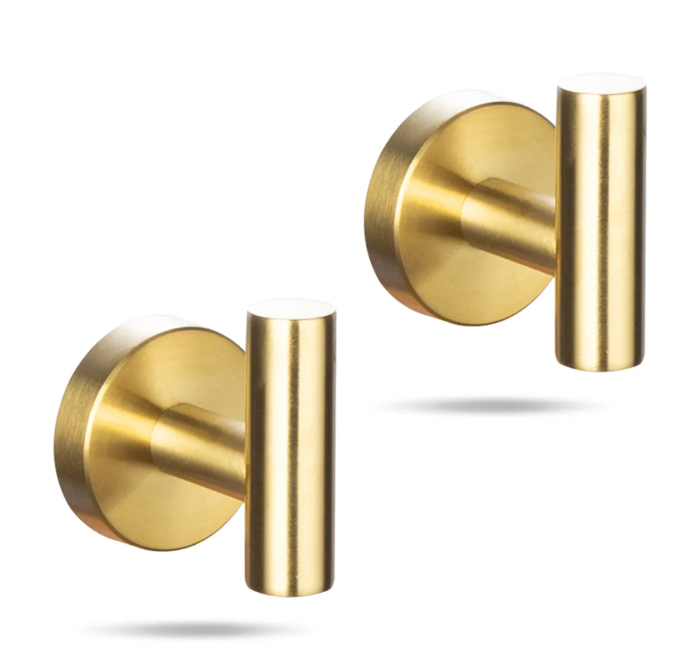 Straight Stainless Steel Secure Hooks