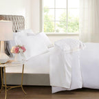 Bamboo Blend Sheet Set (Flat & Fitted Sheets Included) + FREE Pillowcases