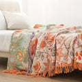 Reversible Floral Boho Blanket