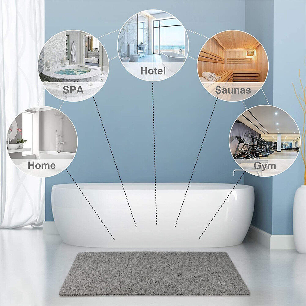 Safe Shower Mat - Non-Slip & Effortless To Clean