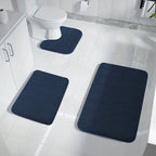 Memory Foam Bath Mat - 3pcs Set