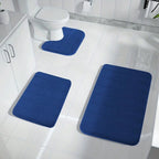 Memory Foam Bath Mat - 3pcs Set